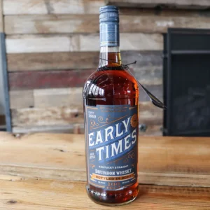Bottled-in-bond bourbon whiskey label