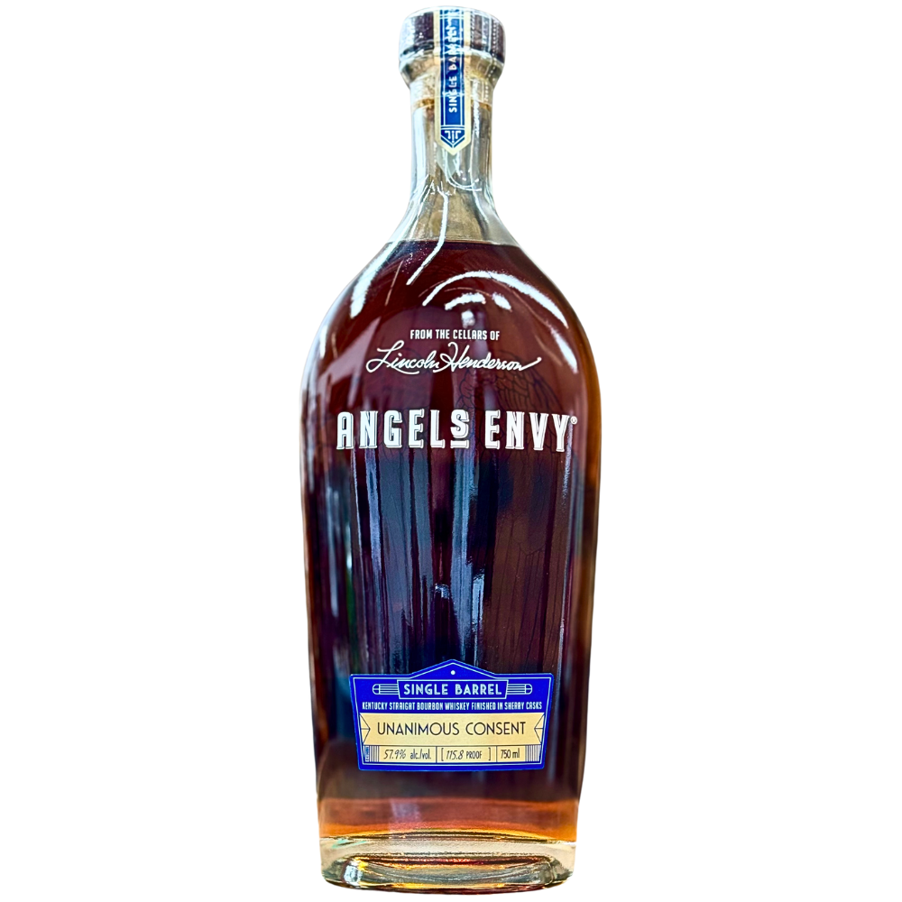 Angel's Envy Bourbon Single Barrel Finished In Sherry Cask 'UNANIMOUS CONSENT'