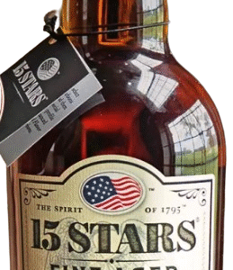 15 Stars | Fine Aged Rye | First West 6 Year Old | Blended Straight Rye Whiskey Bourbon | 2024 Limited Release