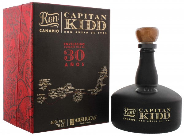 Arehucas Capitan Kidd 30 Year Old Anejo Rum | 700ML