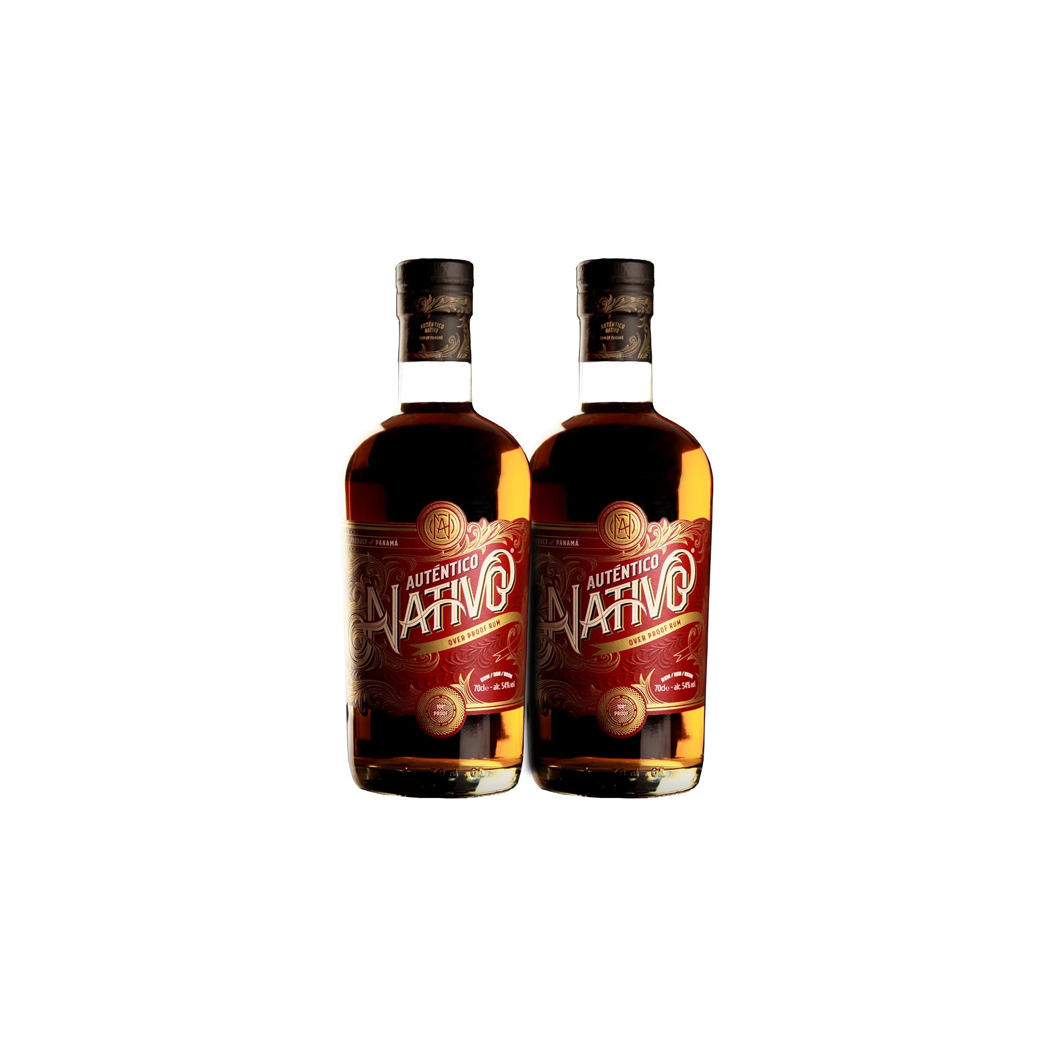 Auténtico Nativo Overproof Rum (2) Bottle Bundle