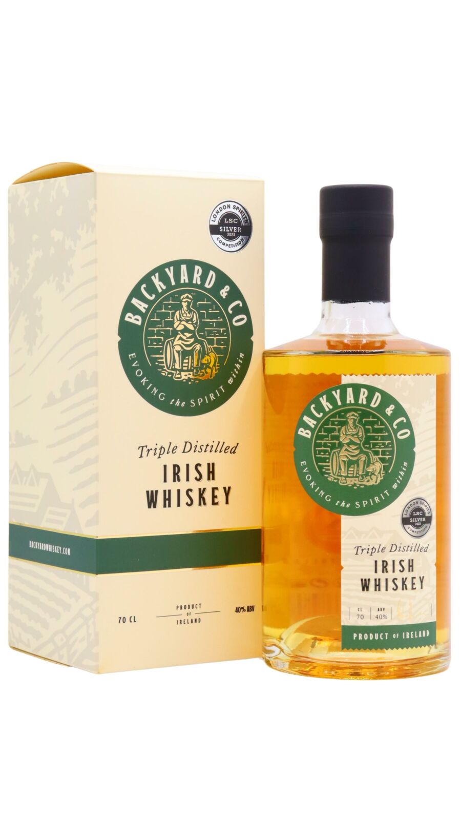 Backyard & Co Single Grain 3 Year Old Triple Distilled Irish Whiskey | 700ML
