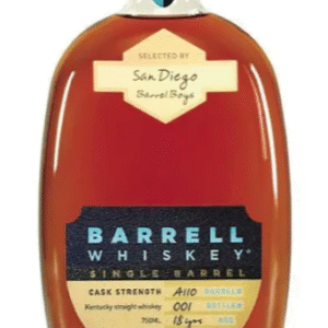 Barrell Craft Spirits 18 Year Old San Diego Barrel Boys Single Barrel Select Bourbon Whisky