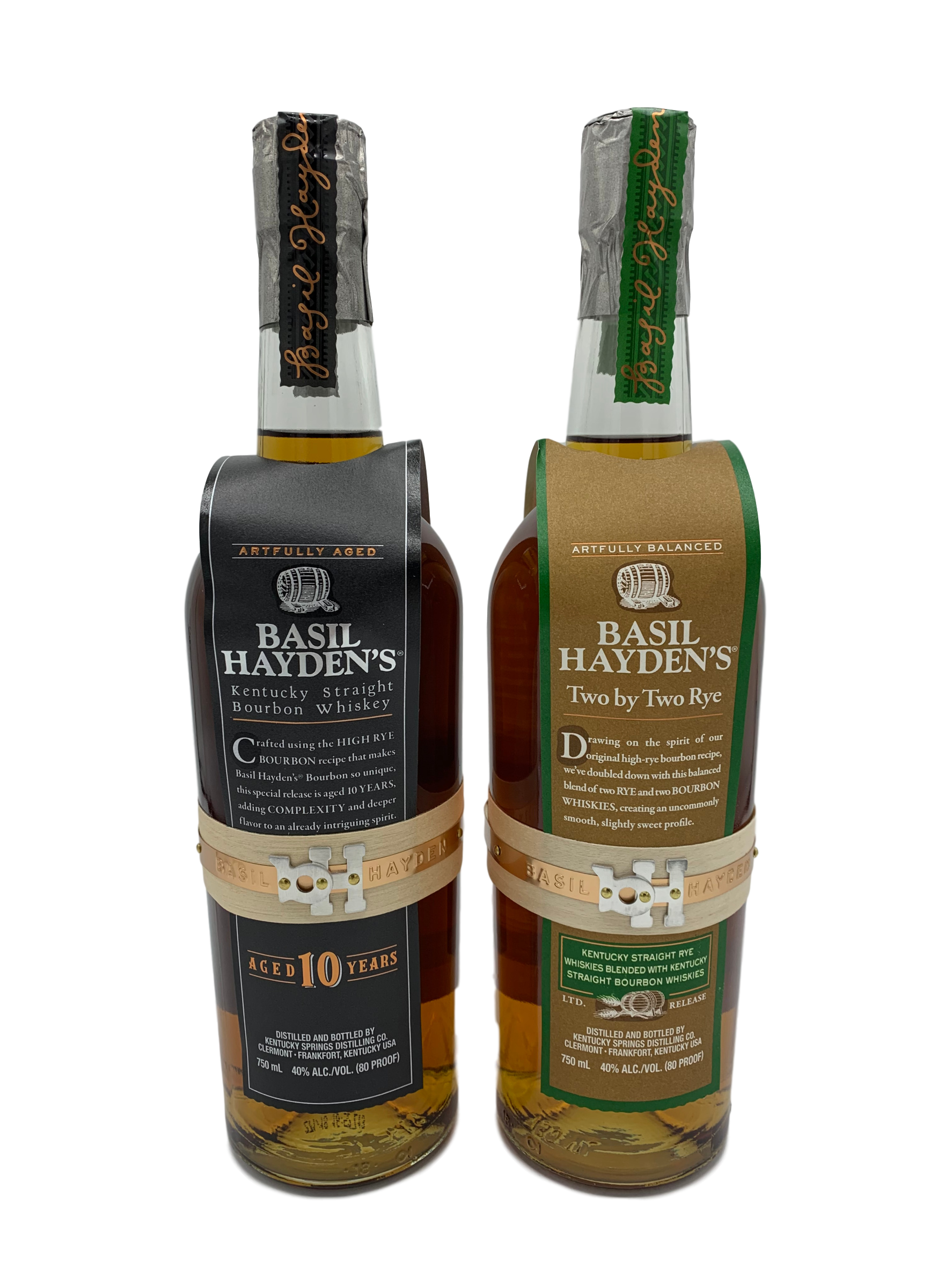 Basil Hayden's 10 Year & Basil Hayden's Two by Two Whiskey SET
