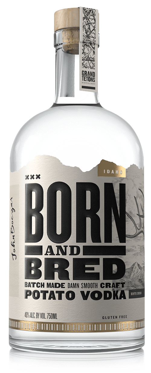 Born and Bred Batch Made Damn Smooth Craft Idaho Potato Vodka