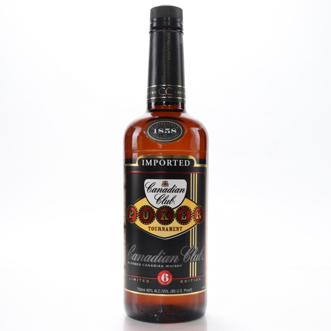 Canadian Club 6 Year Old Poker Edition Whisky