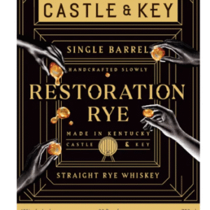Castle & Key Restoration Single Barrel 2024 Release Straight Rye Whiskey