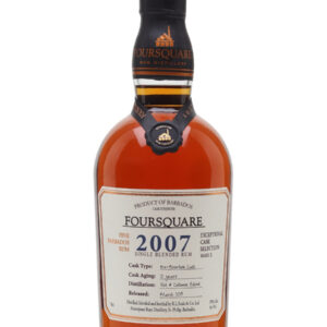 Foursquare "Mark X" 2007 Single Blended Rum