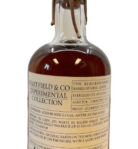 H&C Experimental Malted Barley Bourbon Whisky | 375ML