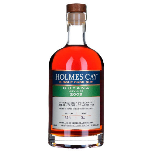 Holmes Cay Guyana Uitvlugt 2003 Single Cask Rum