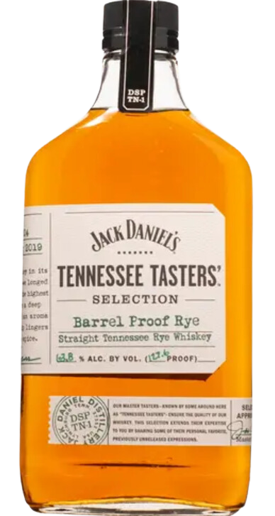 Jack Daniel's Tennessee Tasters Barrel Proof Rye 127.6 Proof | 375ML