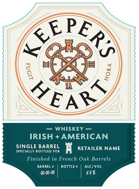 Keeper’s Heart Single Barrel Irish + American Finished In French Oak Barrels Whiskey