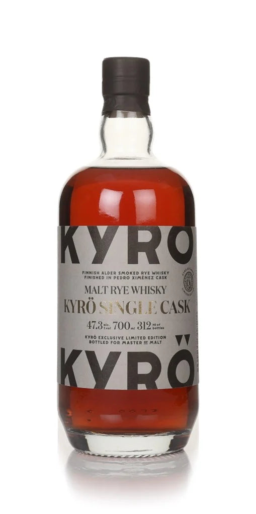 Kyro Single Cask Smoked Rye Finished in PX Cask Whisky | 700ML