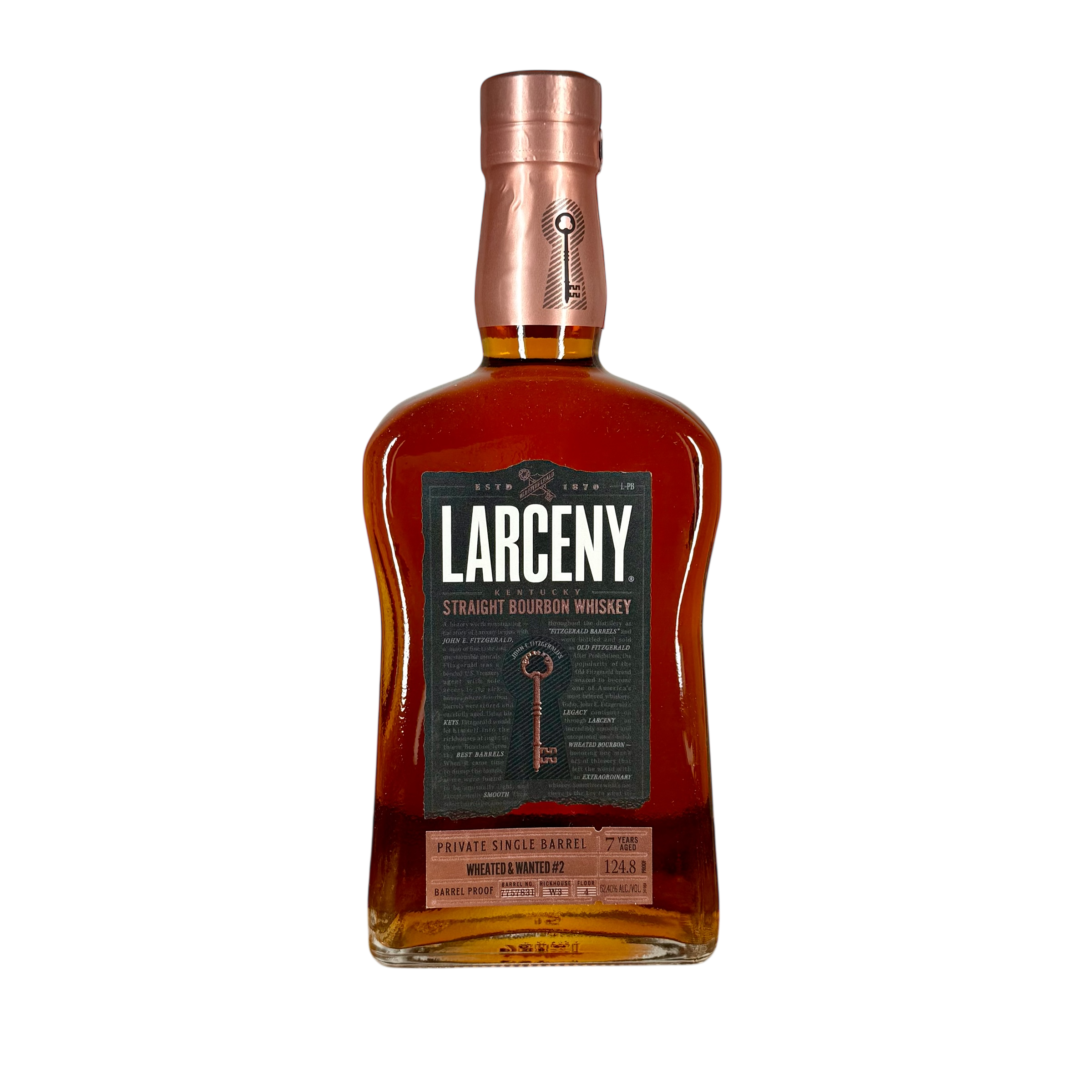 Larceny Barrel Proof Private Single Barrel | 7-Year Extra Rare 2025 Edition