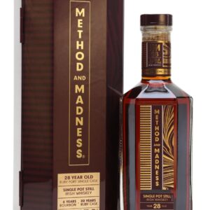Method & Madness 28 Year Old Ruby Port Cask Irish Single Malt Whiskey