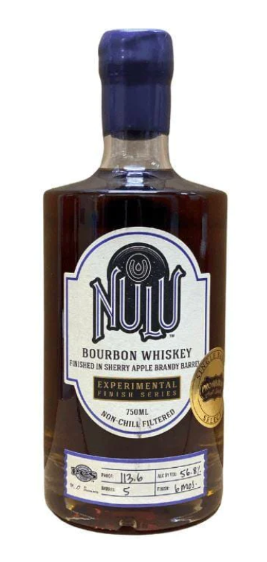 Nulu Experimental Finish Series Finished in Sherry Apple Brandy Barrels Bourbon Whisky
