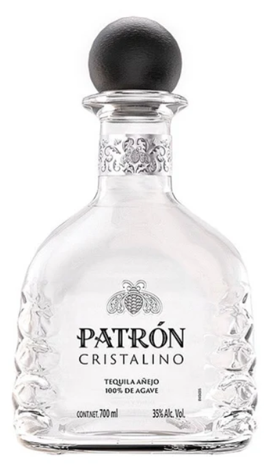 Patron Cristalino Anejo Tequila