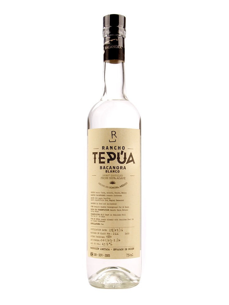 Rancho Tepúa Bacanora Blanco Tequila