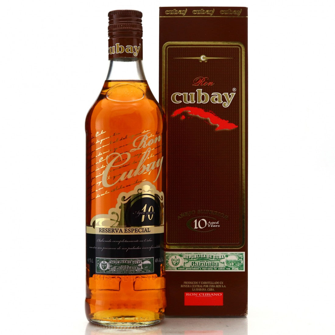 Ron Cubay 10 Year Old - Reserva Especial Rum | 700ML
