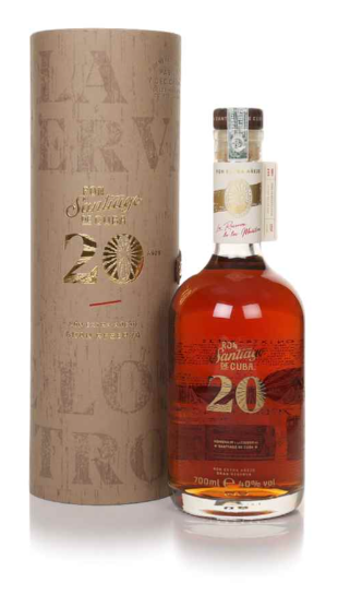 Ron Santiago de Cuba 20 Year Old Extra Anejo Gran Reserva Rum | 700ML