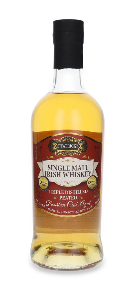 St Patrick's Triple Distilled Peated Single Malt Irish Whiskey | 700ML