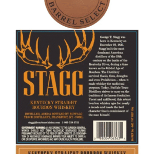 Stagg Sazerac Barrel Select Straight Bourbon Whiskey