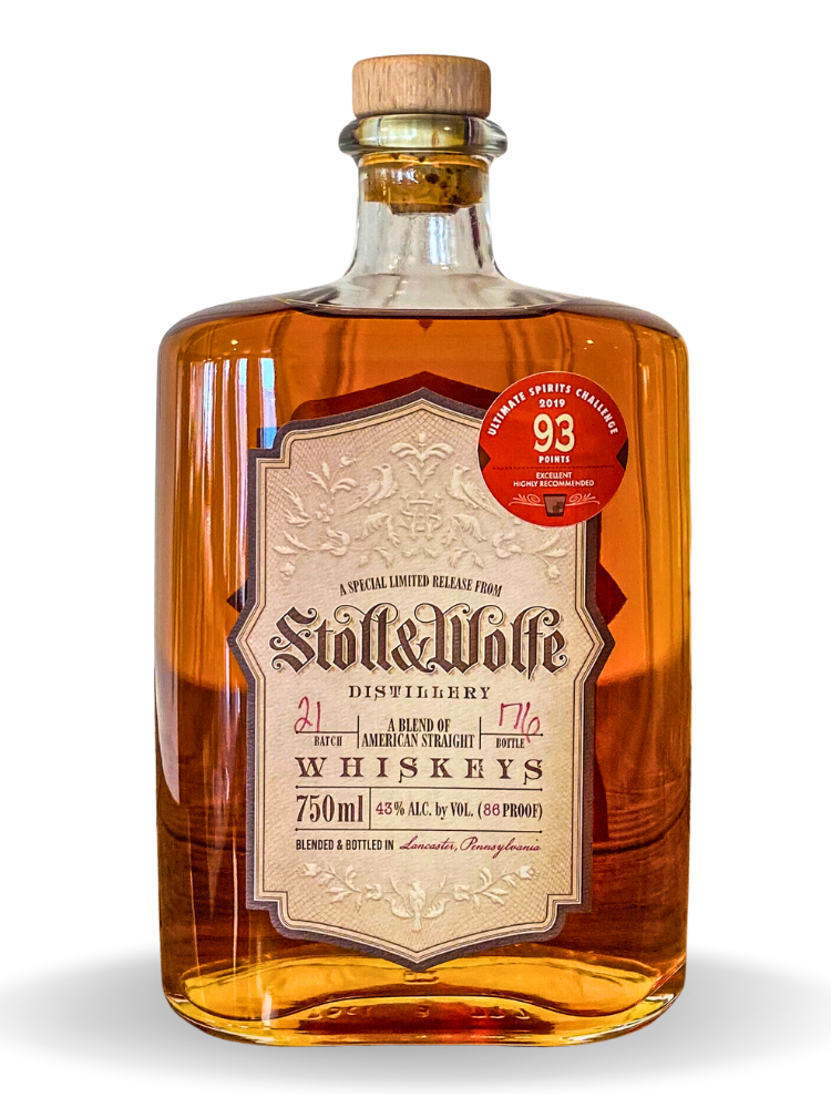 Stoll & Wolfe Straight Bourbon and Rye Blend Whiskey