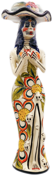Tequila Epifania Anejo Tequila Katrina White Flower Edition