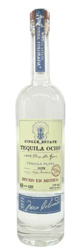 Tequila Ocho 2023 Tequila Plata Mesa Colorada