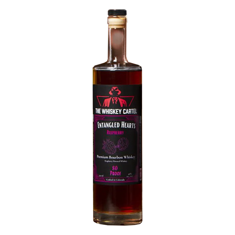 The Whiskey Cartel Entangled Hearts Raspberry Premium Bourbon
