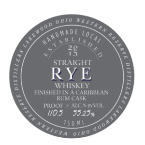Western Reserve Cask Series Finished in a Caribbean Cask Straight Rye Whiskey