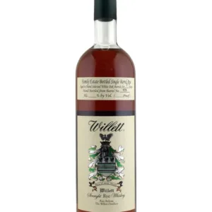Willett Single Barrel 6 Year Old Rye 123.2 Proof Cask #6050 Pac Edge Family Selection Bourbon Whiskey