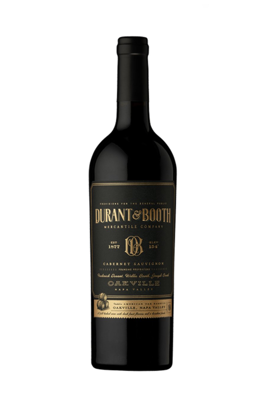 Durant & Booth Bourbon Barrel Aged Napa Cabernet 2020 - 750 ML