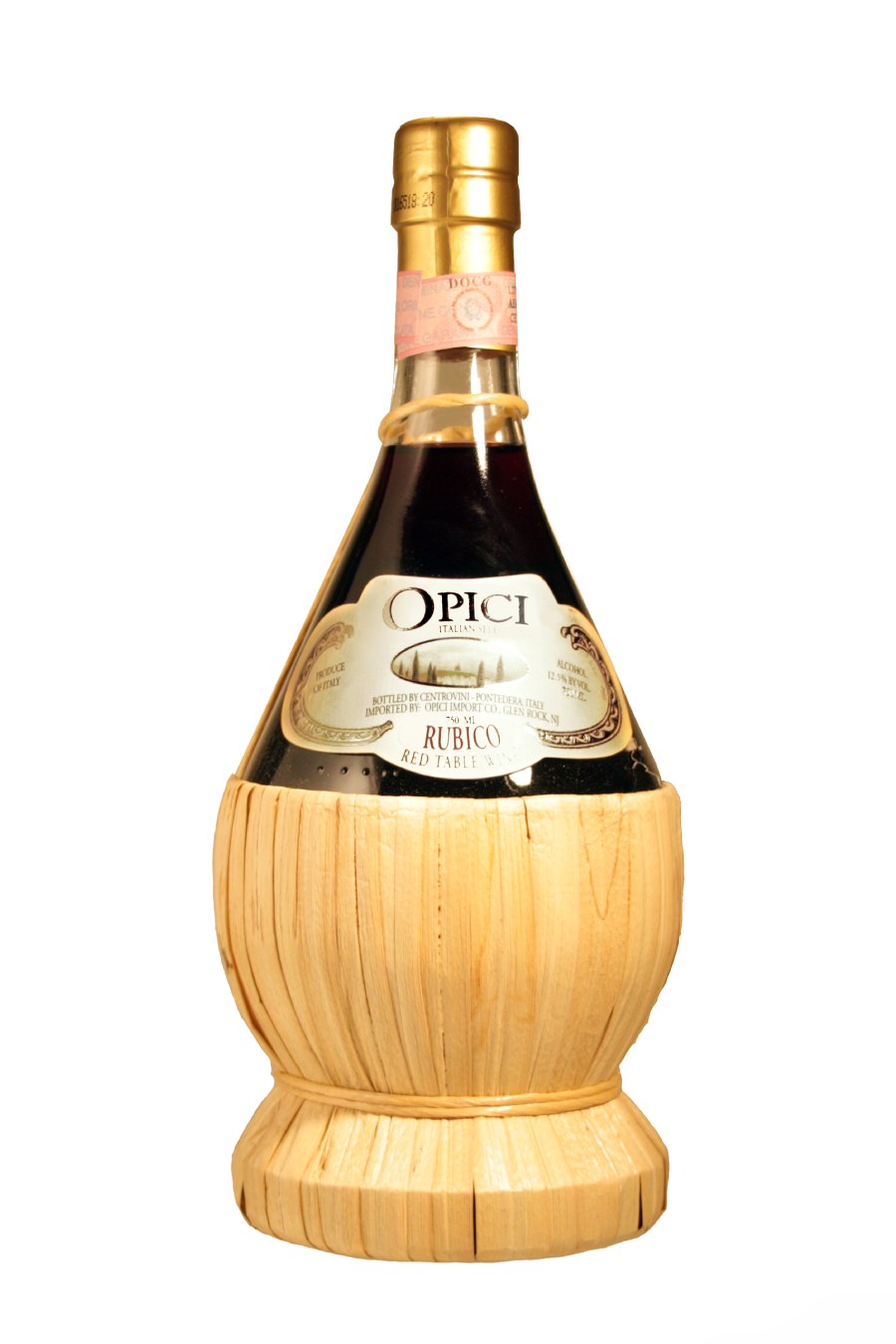 Opici Chianti Fiasco Wicker Basket - 750 ML