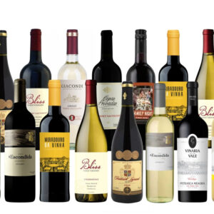 Premium Wine Collection - 15 Bottles Mixed Red & White Wine (750ml)