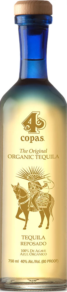 4 Copas Organic Reposado Tequila