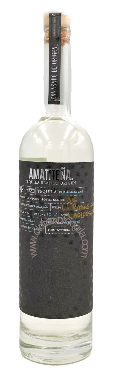 Amatiteña Tequila Blanco Origen 98 Proof 750ml