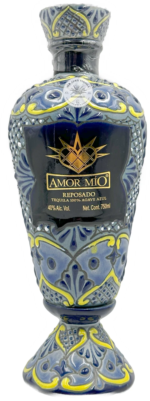Amor Mío Reposado Tequila Ceramic Bottle