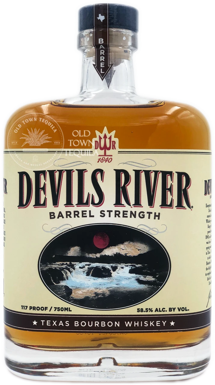 Devils River Barrel Strength Texas Bourbon Whiskey 750ml