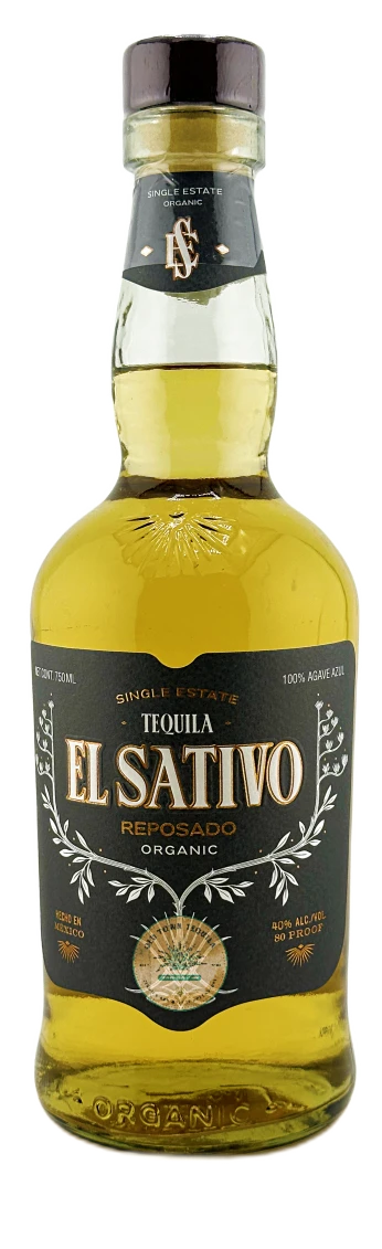 El Sativo Single Estate Tequila Reposado 750ml