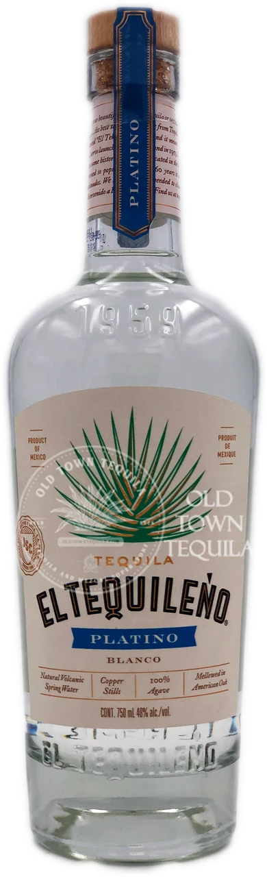 El Tequileño Platino Blanco Tequila 750ml