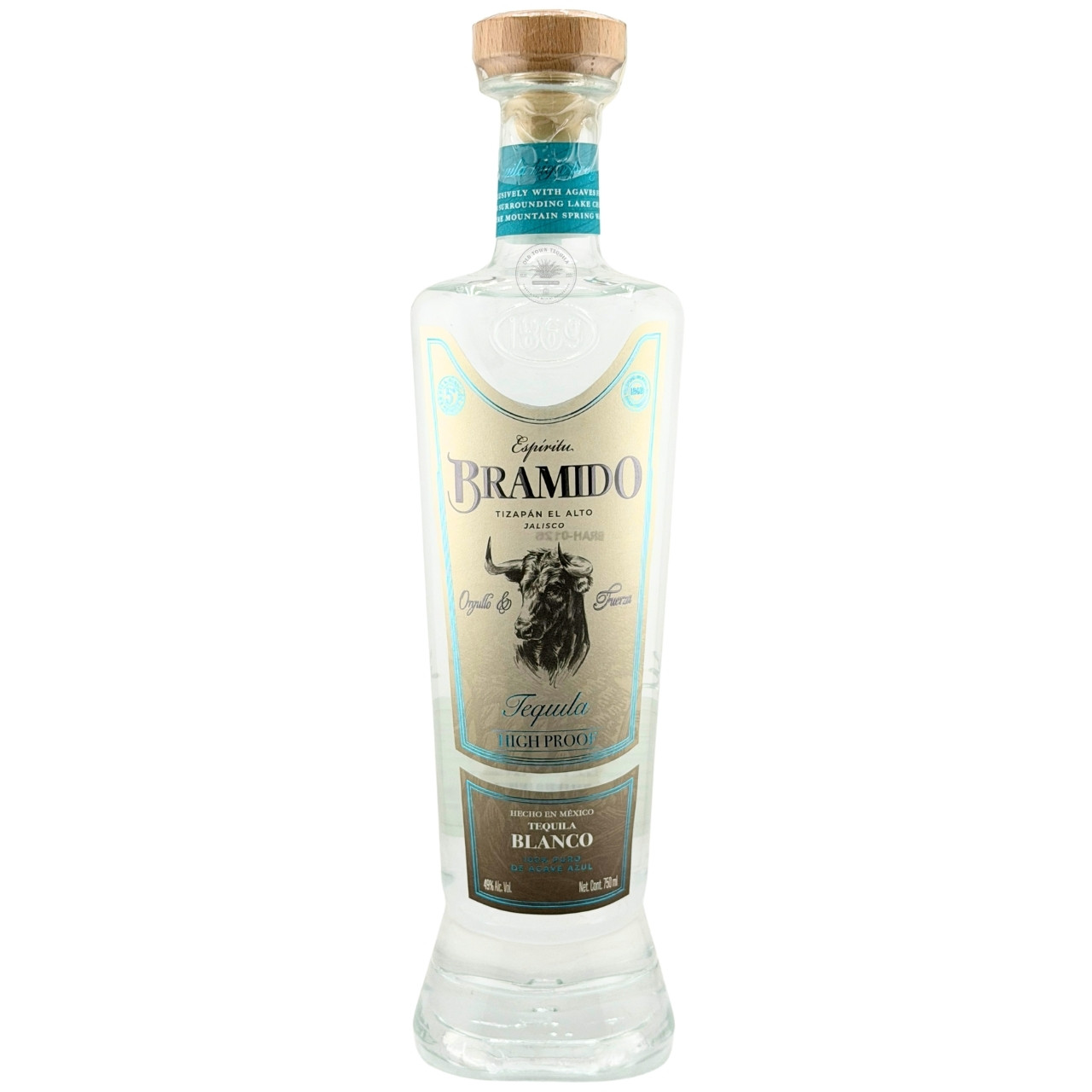 Espíritu Bramido High Proof Blanco Tequila 750ml