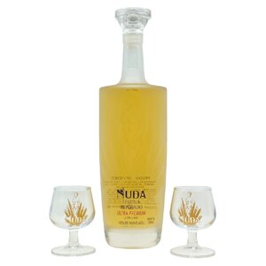 Nuda Reposado Tequila With 2 Snifter Glasses