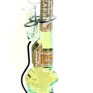 Old Carbine Gold Tequila Gun (1 Liter), 2 shot glasses