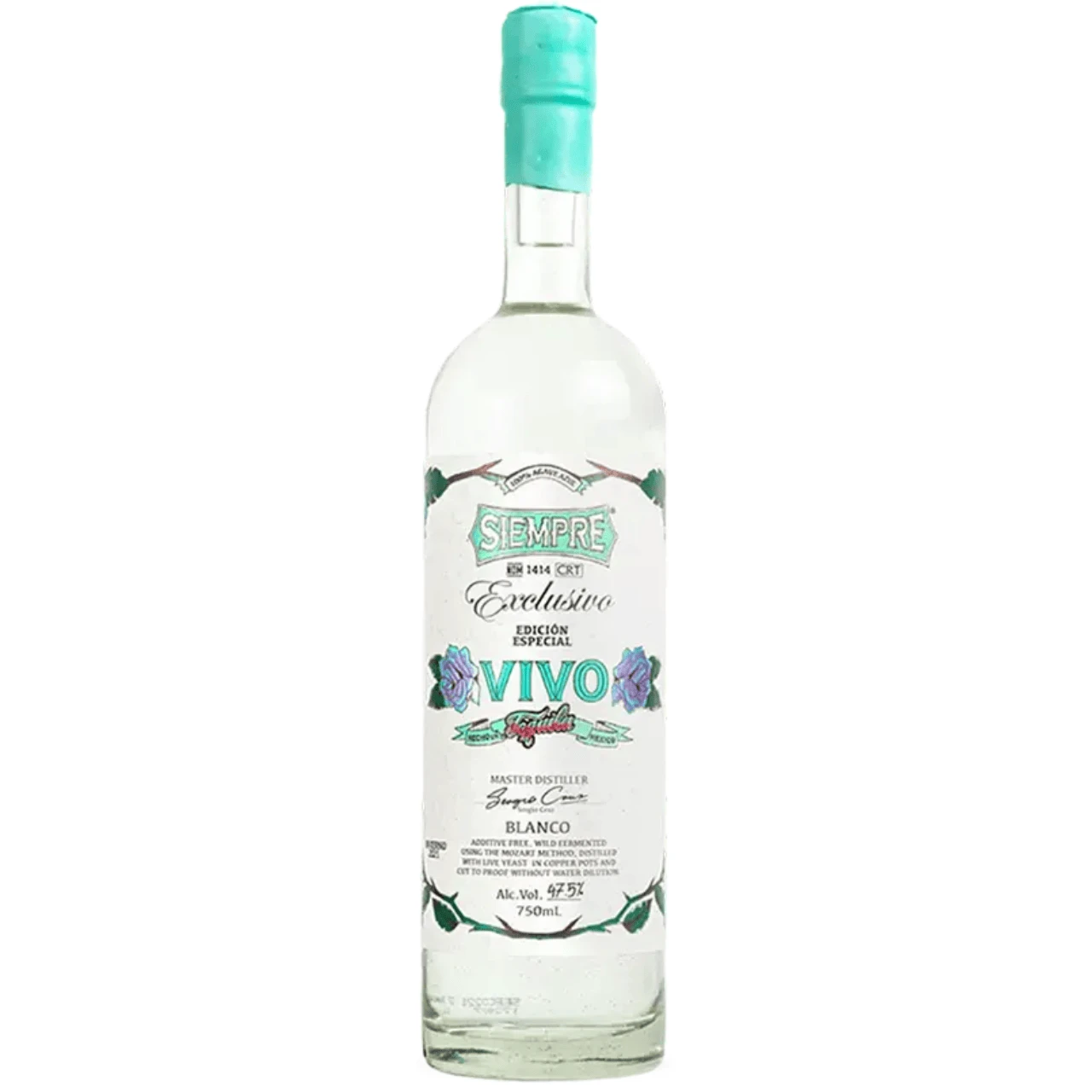 Siempre Exclusivo Vivo Blanco Tequila 750ml